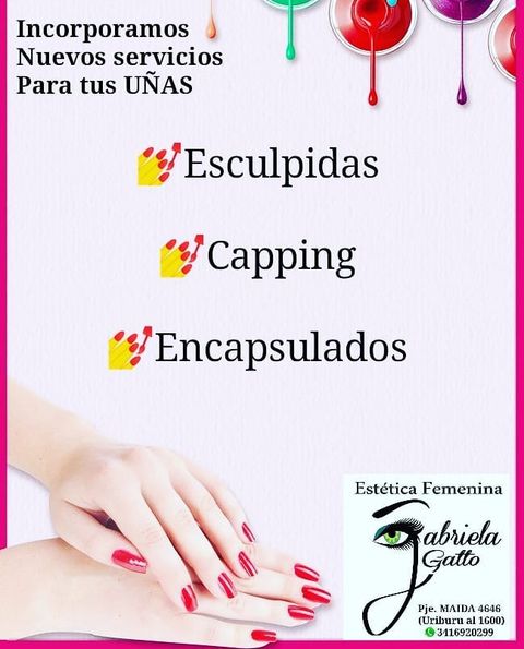 Uñas: esculpidas, capping y encapsulados